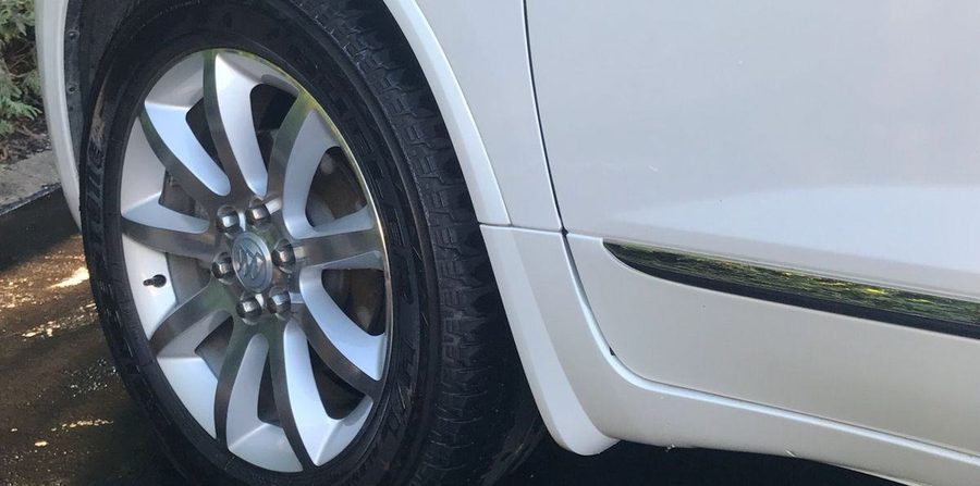 Clean wheel arch after cleaning
